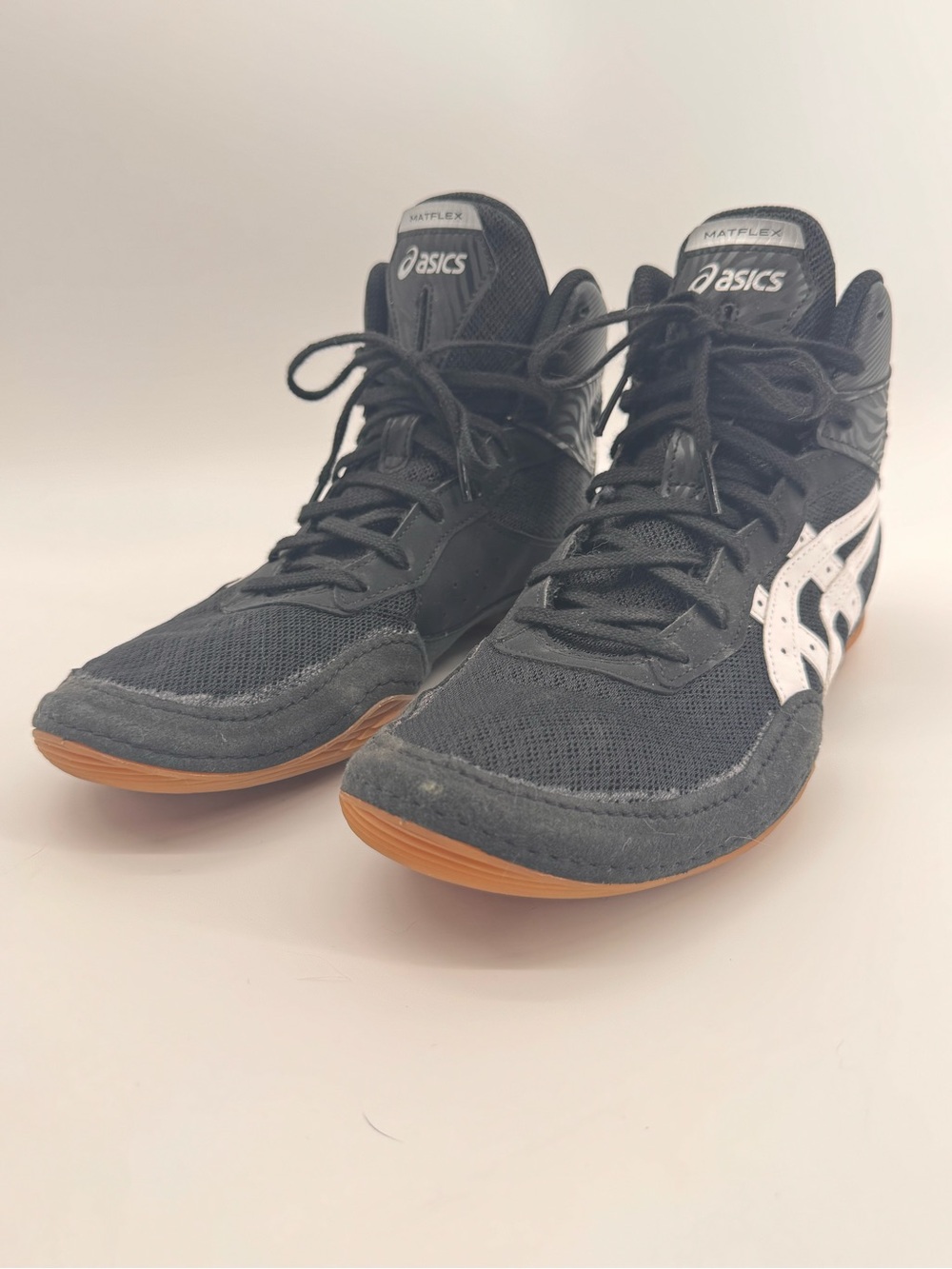 ASICS Black Matflex 7 Wrestling Shoes Men’s Size 9